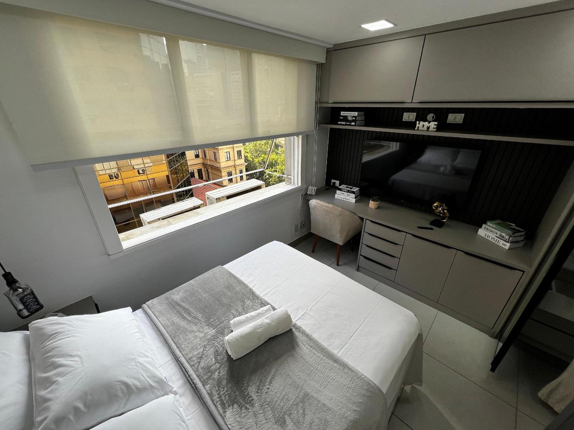 Flat Moderno Completo Ar Consulado Cinelandia Centro - Feito Por Arquiteto